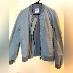 NWOT Zara Bomber jacket, S, blue